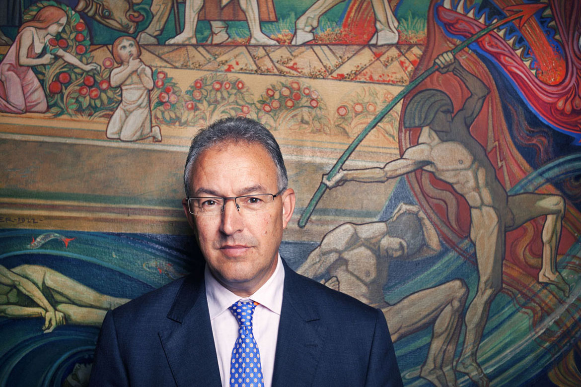 Nederland, Rotterdam, 8 juli 2015
Burgemeester Aboutaleb in het stadhuis van Rotterdam
foto/copyright: Martijn van de Griendt/Hollandse Hoogte