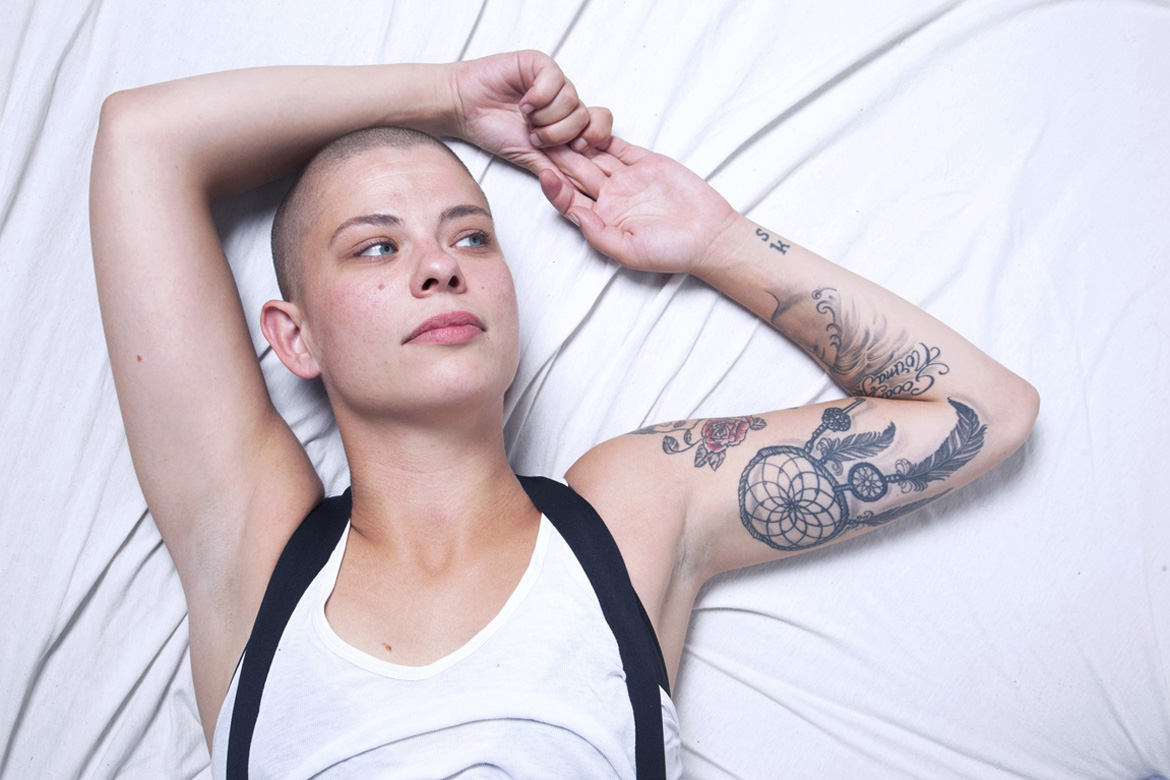 Zangeres Sharon Kovacs, beter bekend onder haar artiestennaam Kovacs.