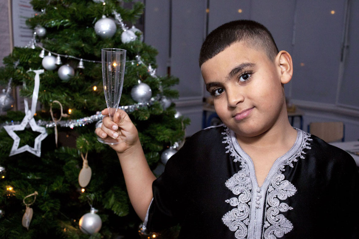 Een jaar lang op de Alan Turingschool in Amsterdam. 
Bij het kerstdiner