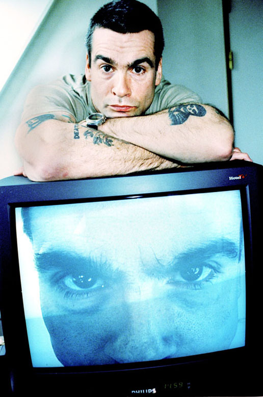 Henri Rollins in zijn hotelkamer